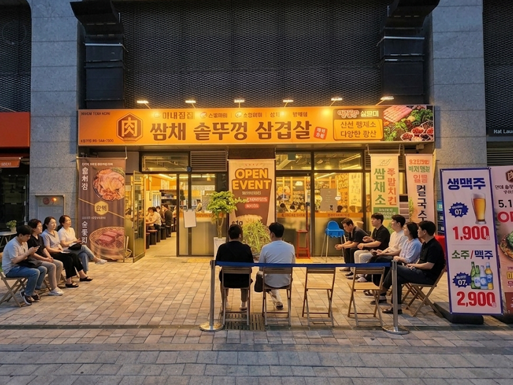 [서울 광진구] 쌈채솥뚜껑삼겹살 맛집 체험단